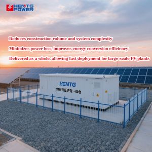 Containerized Inverter & Step-up Transformer Unit | Compact Power Conversion System
