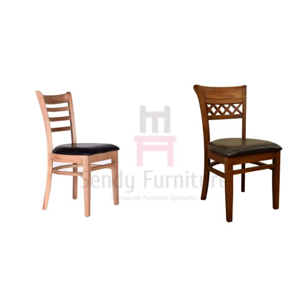 American Style All Wood Dining Room Chairs ,  Traditional Wooden Dining Chairs 