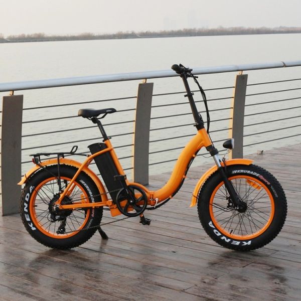 Weight ≤ 55kg Womens Electric Bike High Braking Performance Light Blue Color