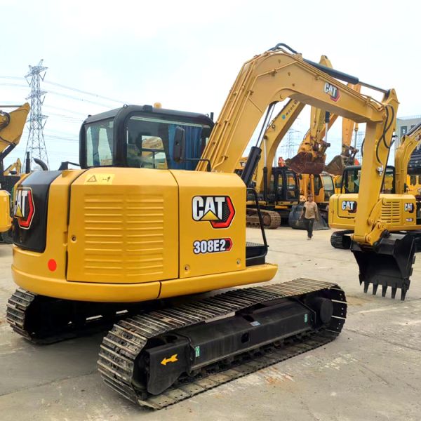 Made In Japan 8 Ton Mini Used CAT 308E2 Excavator With 600 Working Hours