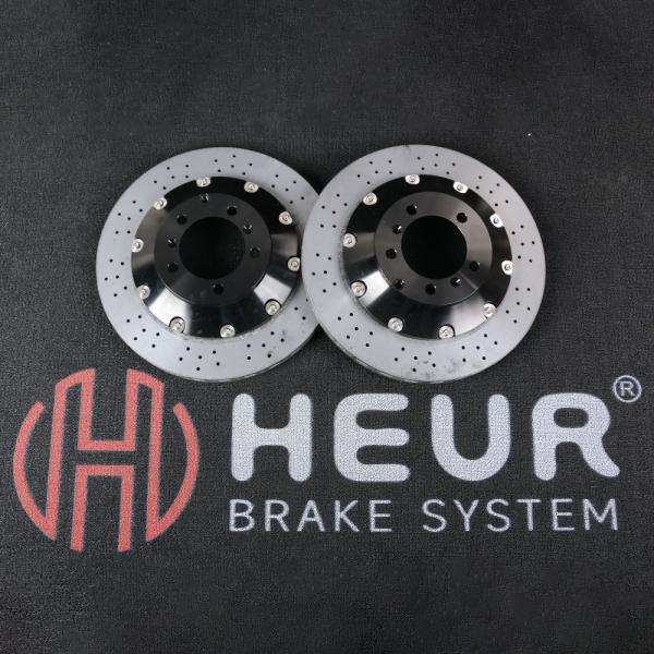 HEUR Brake Carbon Ceramic Discs For Tesla model S - 380x28mm Rear Set
