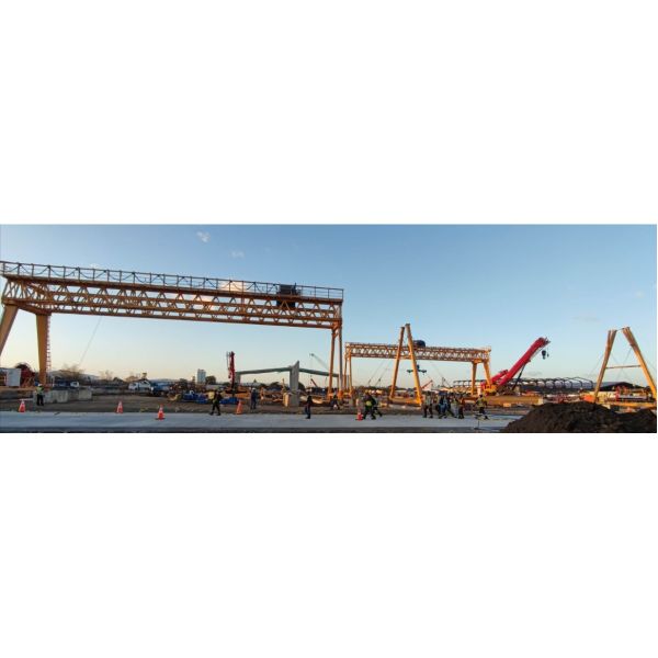 Soporte de grúa de puente Fabricación de acero pesado Estrutura del marco de grúa de pórtico