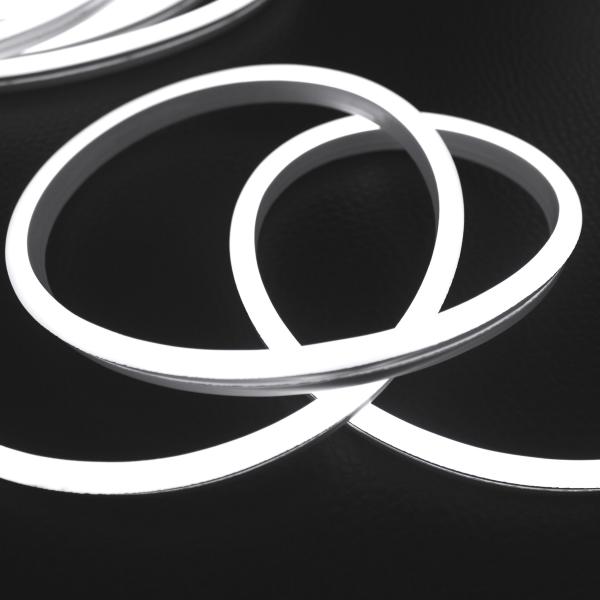 24v de luz de faixa de neon branco quente 6*13mm de micro tamanho de silicone