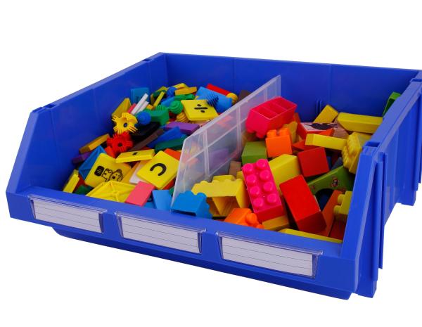 392x334x94mm Internal Size Custom Industrial Stacking PP Box for Plastic Hardware Bins