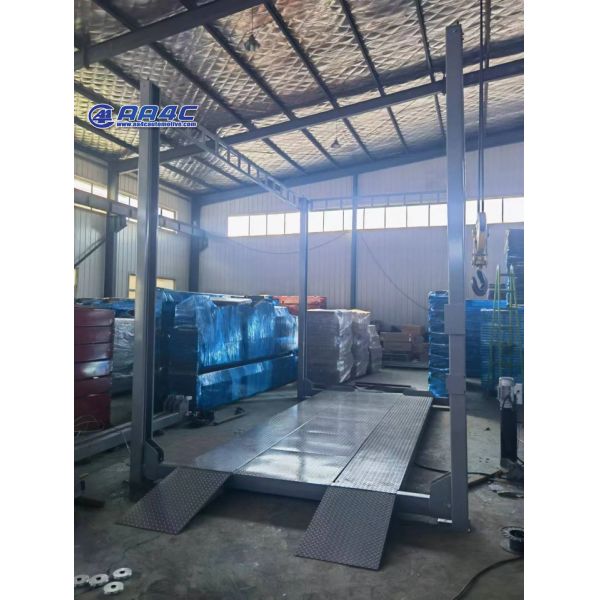 High Rise 4 Post Lift 3.8M High 4.0T Auto Elevator Cross Floor Lift Car Parking Lift To Thailand