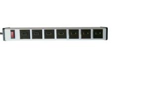 5V 2.1A Smart 7 Port USB Charging Power Strip , Mountable Power Strip With USB