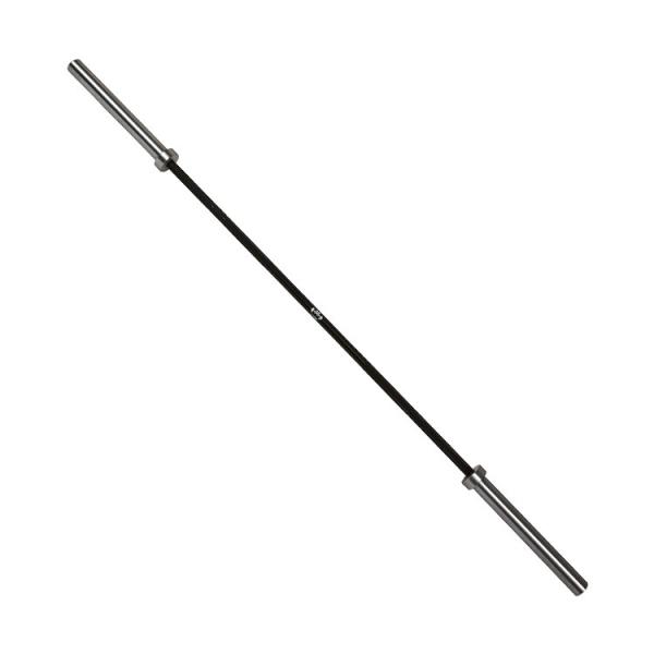 standard men's barbell, Men's WOD BAR Olympic Barbell black zinc 28mm diameter 2200mm length
