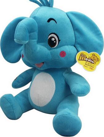 12 inch Elephant Musical Plush Toys For Baby Early Learning And Playing