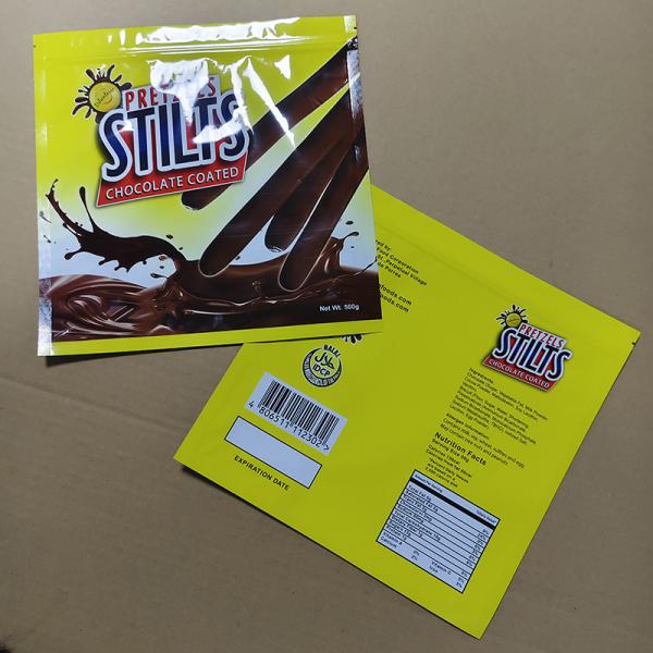 Luxury Embossed Chocolate Food Packaging Food-Grade Laminated Nylon & QR Code Traceability