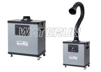 Um extrator das emanações de soldadura do braço, purificador do absorvente do fumo da solda 80W na solda