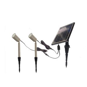 Водоустойчивый солнечный ландшафт делает центром внимания нержавеющую сталь на открытом воздухе 3.7V 4000mAh