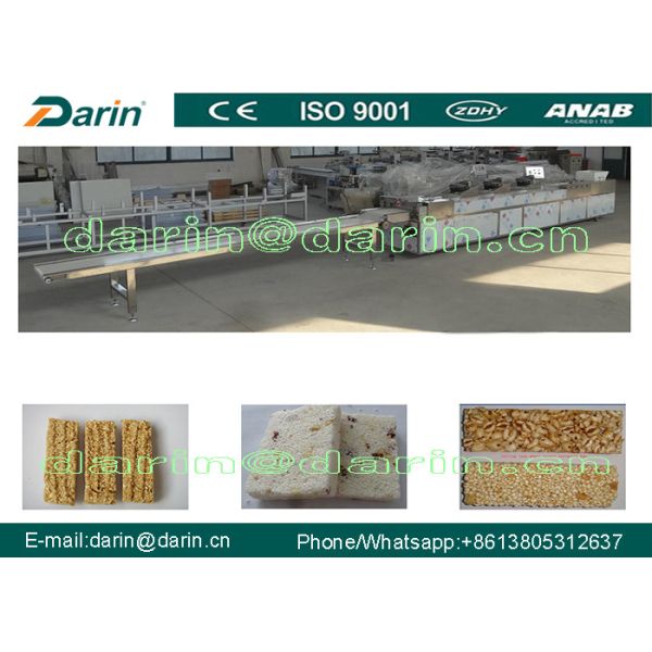 Barra pequena do cereal/barra de chocolate que faz a máquina com material SS304