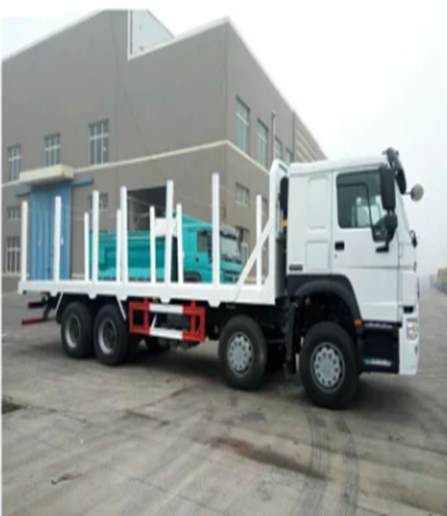 4X2 6X4 трактор SINOTRUK Древесина с 3 осями 4 осями плоская кровать для Филиппин
