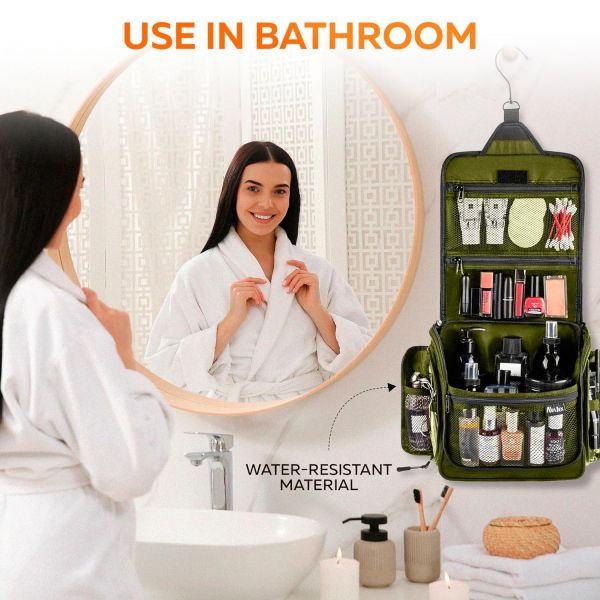 Higiene Inmune Gran Inmune Maquillaje Cosméticos Bolsas personalizadas con gancho giratorio para hombres Mujeres