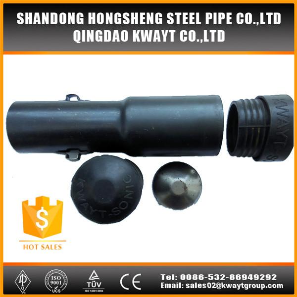 50 mm sonic pipe with rubber gasket/bottom cap