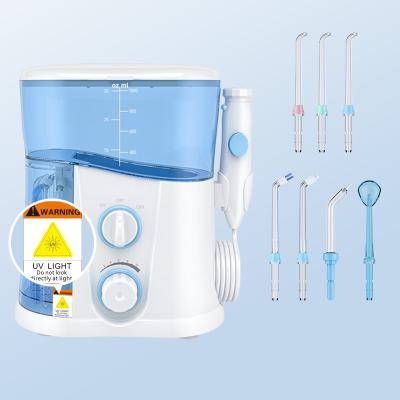 IPX4 Home Use Water Flosser With UV Sterilizer 1250-1700 Times/Min Pulse