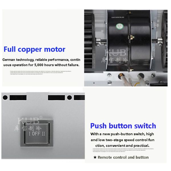 As cortinas de ar da porta do projeto da forma de FM125-1500 1200mm e as barreiras de ar 900mm as mais atrasadas para o hotel, porta do shopping