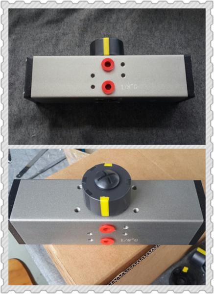 GT/AT 180 degree rack and pinion pneumatic rotary actuator custom made for valves