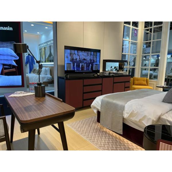 Hardwood Modern Hotel Furniture Bedroom Package Deal Single Sofa