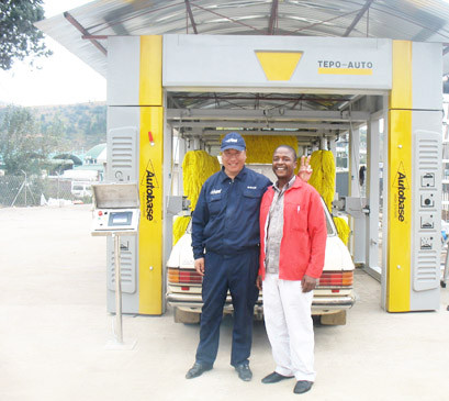Automatic tunnel car washing machine TEPO-AUTO