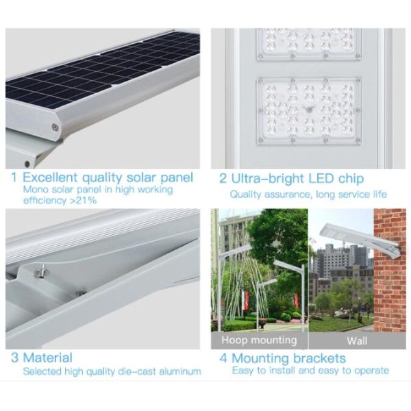 Luces de calle llevadas al aire libre de aluminio del cuerpo 6.4V 10Ah