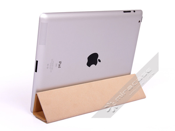 OEM Orange, Green, Red, Pink Foldable Slim PU Leather iPad Case