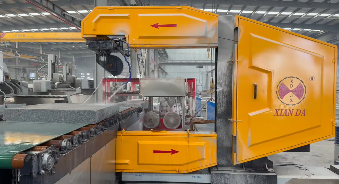 Vertical CNC Diamond Wire Saw Machine with 0-360° A-axis Full Rotation, Permanent Magnet Main Motor, and High Adjustable Wire Speed 20-40m/s