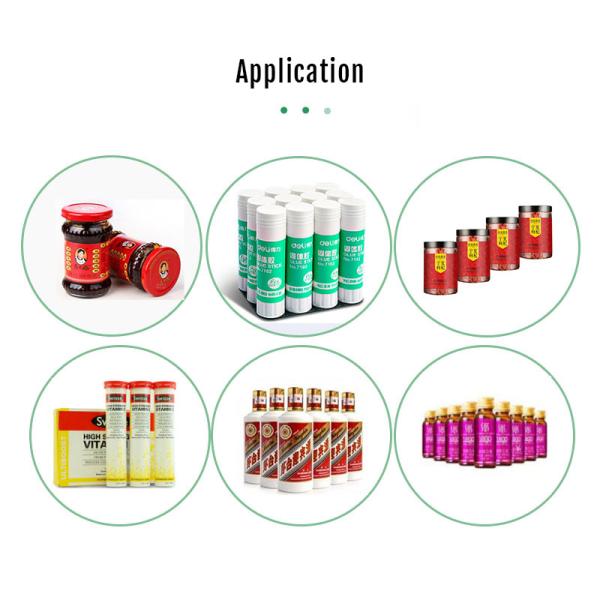Máquina de rotulagem de produtos químicos