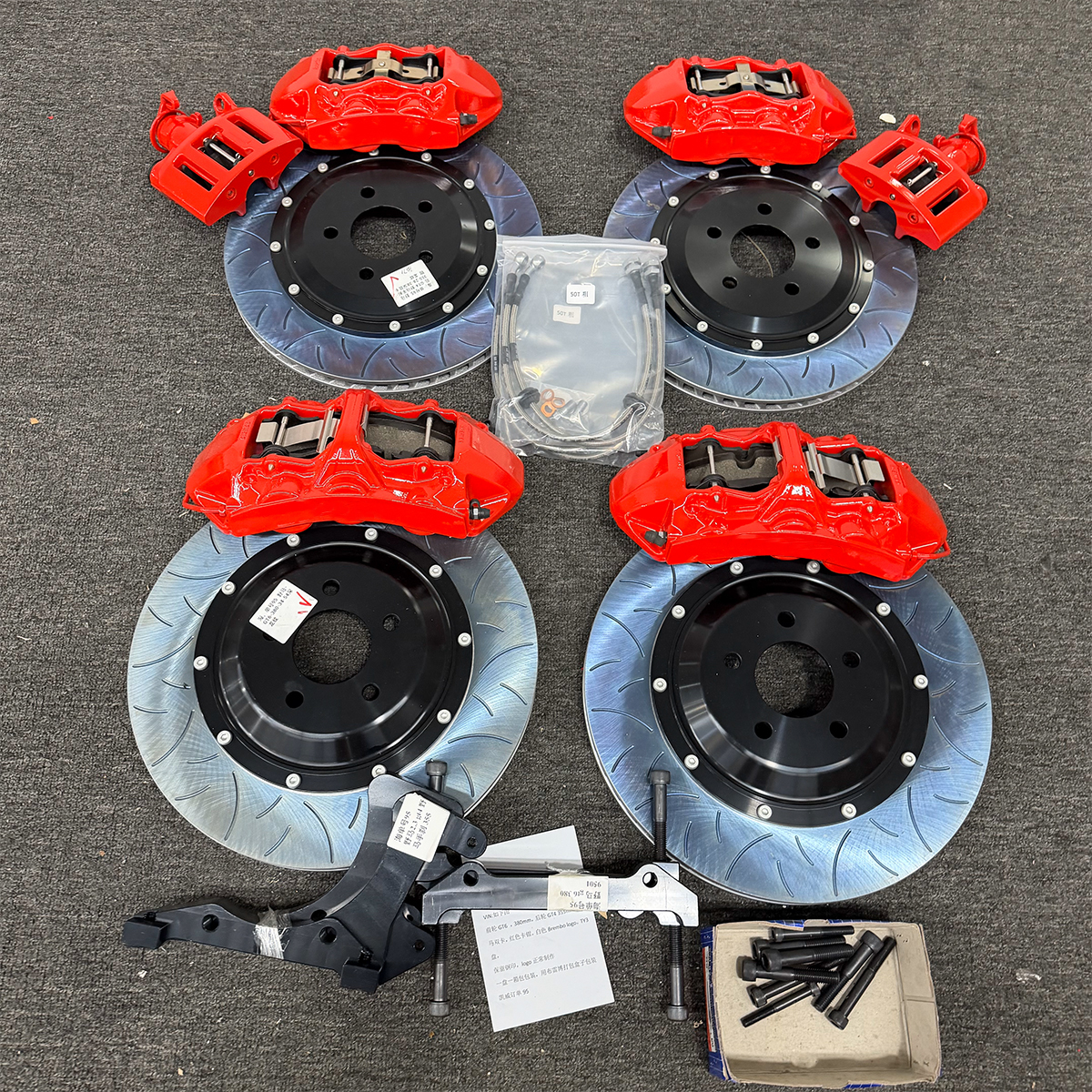 For Explorer Mustang and Golf OEM L1MZ2001F Custom For GT6 GT4 Mustang Mechanical Handbrake  Brake Caliper Kit