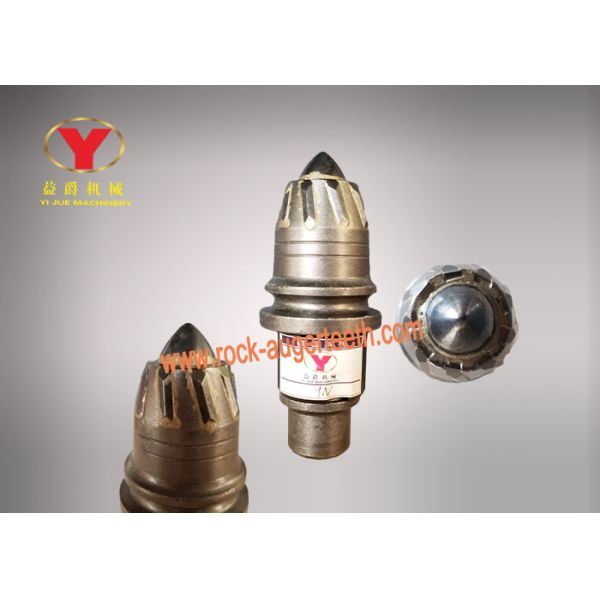 Anti Impact Carbide Auger Teeth Excavator Spare Parts For Rock / Earth Drilling