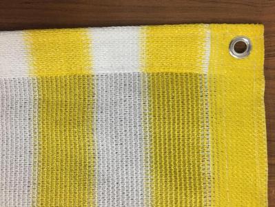 0.9x25m Sun Shade Net Insect Window Net Customized Yellow And White
