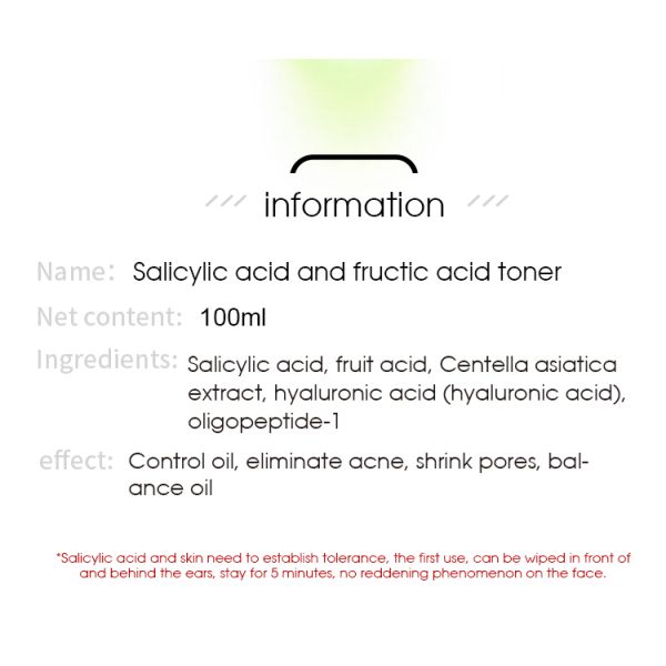 Poros faciales de hidratación ácidos salicílicos del ODM de la tinta que minimizan la tinta