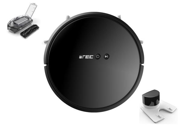 Extremely Low Noise Intelligent Sweeper Robot , Smart Cleaner Robot Sweeper