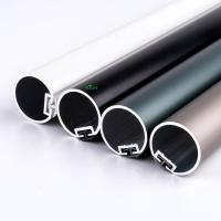 Hot Sale Electrophoresis Optional Roman Pole Aluminium Silent Window Rod For Hotel