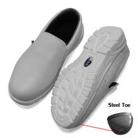Sapatas antiestáticas de aço brancas antiestáticas do ESD Toe Breathable Safety Shoe ESD da sala de limpeza