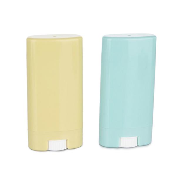 15g Tubos de plástico de bálsamo labial Prático Estilo Recipientes de plástico de bálsamo labial