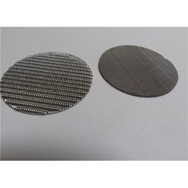 Diameter 240Mm 100 Mesh Count Stainless steel Wire Mesh Screen For Rubber And Extruder Machine