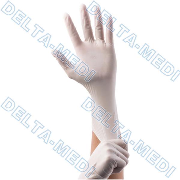 L Size Finger Textured Latex Examination Gloves For Laboratory