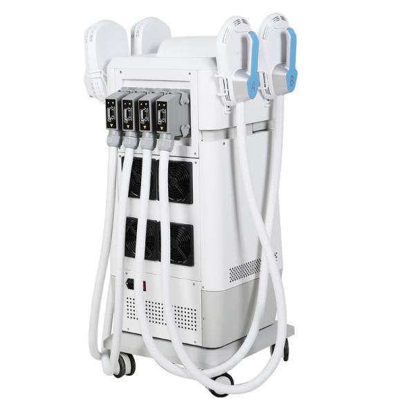 4 Handles EMS Sculpt Machine Muscle Stimulator Belly Fat Burning Butt Lifting Spa Equipment
