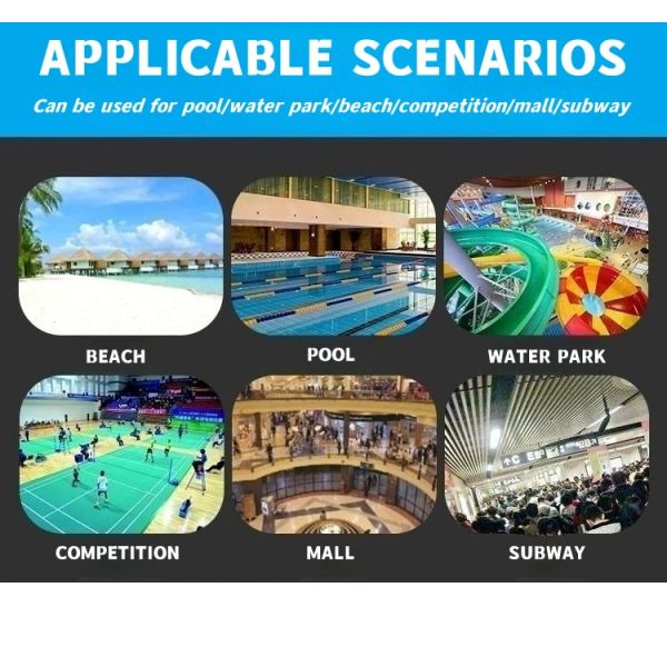 Стул Sliver+Blue личной охраны нержавеющей стали аквапарк 304 Rts другое оборудование игры воды