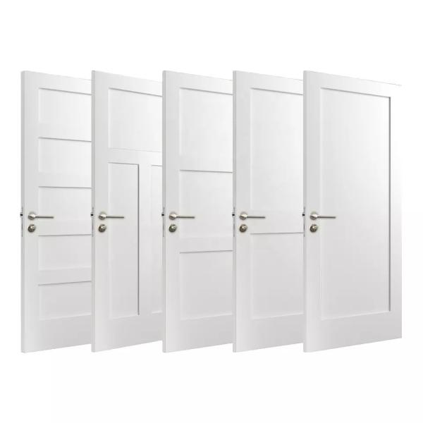 Customized Wooden Design Hard Wood Shaker Interior Door For Apartment