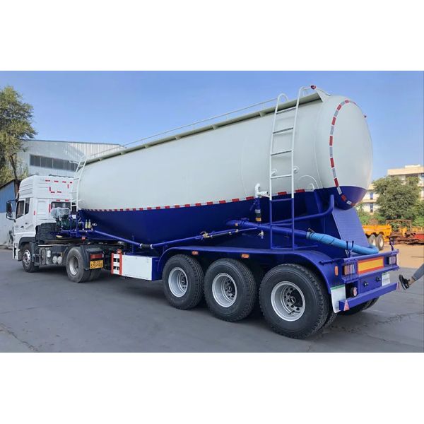 40ton 50ton Dry Bulk Cement Tanker Trailer V Shape Carrier Tanker Semi Trailer