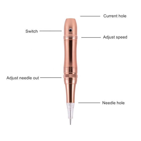 Ручка карандаша для глаз губы брови машины макияжа татуировки Феникса косметическая Semi постоянная