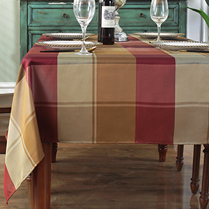 Tablecloth Rectangle Stain Resistant Spillproof Washable Polyester Gingham Table Cloth Outdoor Picnic, Kitchen holiday