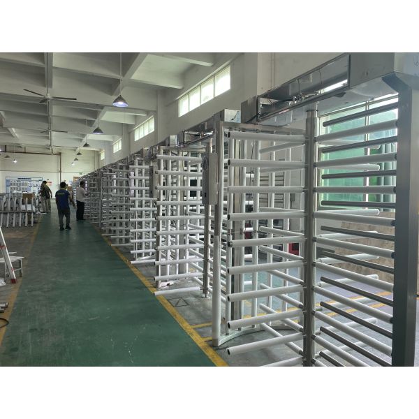 SUS304 Stainless Steel Full Body Turnstile With Interlocking Function