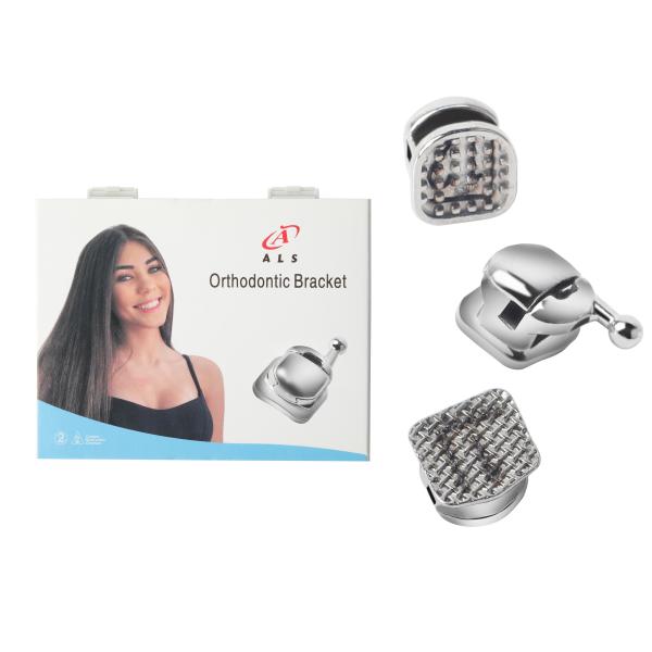 SS Ortho Self Ligating Alignment Teeth Braces For Orthodontic Treatment Mini Roth Edgewise MBT