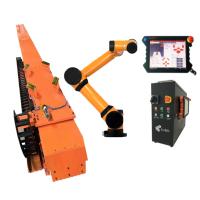 Robô colaborador de Aubo I5 que Palletizing o braço robótico Cobot com prendedor robótico
