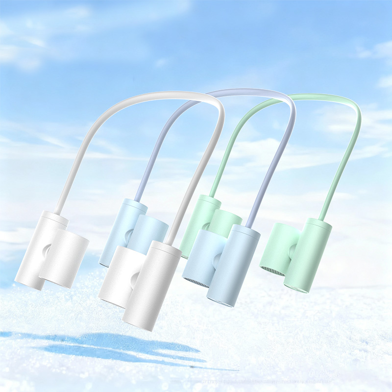 Hands Free Bladeless Neck Fan with Magnetic Detachable Design Rechargeable  Adjustable for Office Outdoor