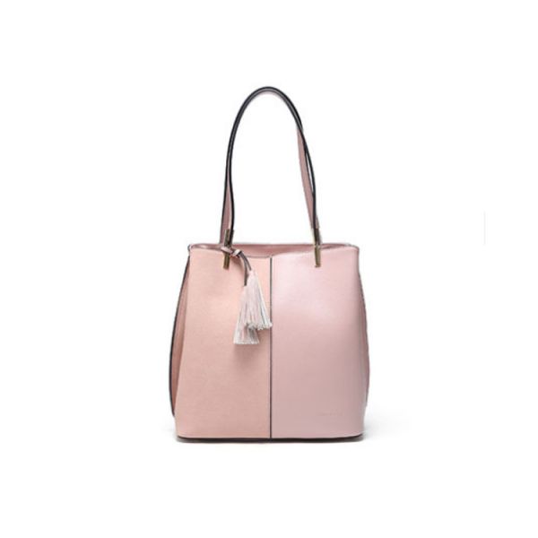 2019 new large-capacity tote bag fashion shoulder bag women's bag patchwork trend handbag