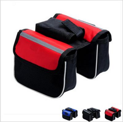 bicycle bag double bicycle bag cycling bicycle frame pannier bike front tube bag